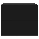 thumbnail of vidaXL Wand-Nachttisch mit LED-Leuchten Schwarz