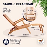 thumbnail of Deuba Sonnenliege Queen Mary Verstellbar Klappbar