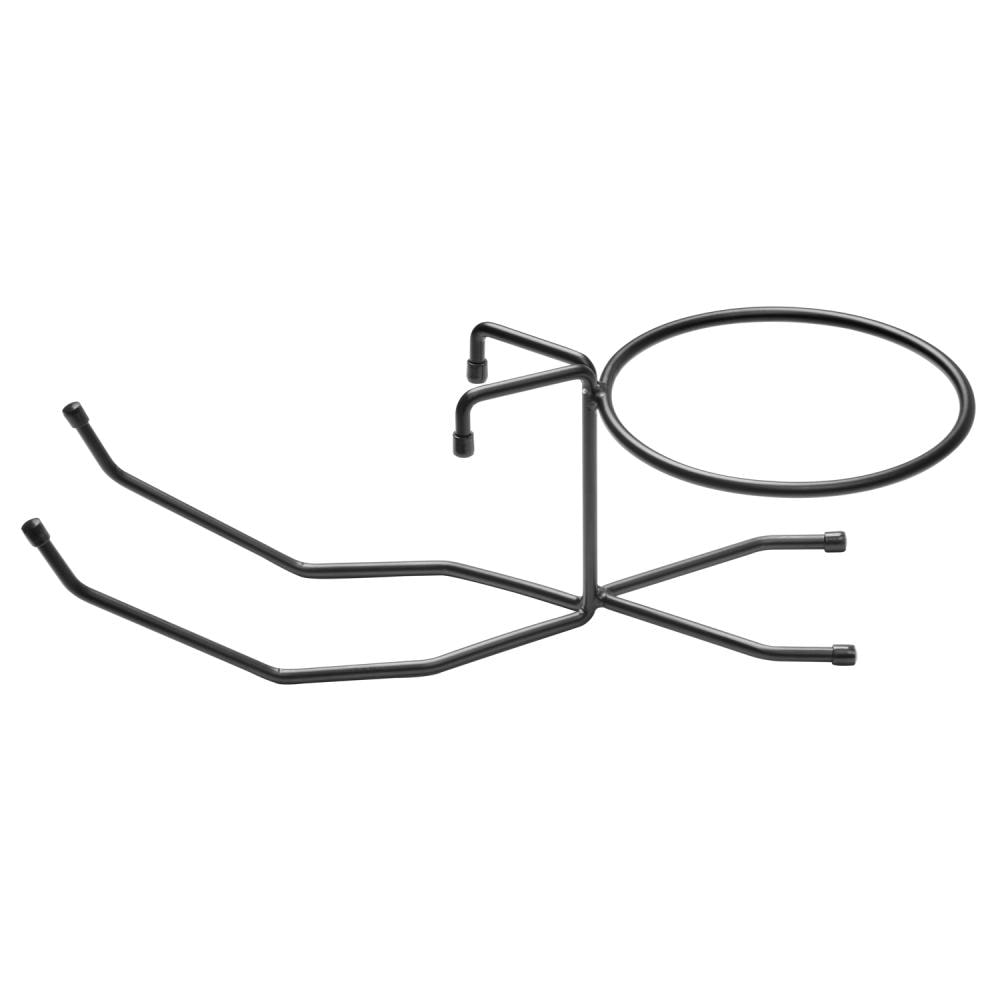 APS 30328 Tafelhouder voor champagnekoeler, zwart metaal, past op champagnekoelers, Ø ring (binnenkant) 18 cm, antislipvoetjes