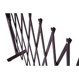 thumbnail of Absperrgitter HWC-B34, Scherengitter Rankhilfe Tierschutzgitter ausziehbar, Alu braun ~ Höhe 103cm, Breite 35-300cm