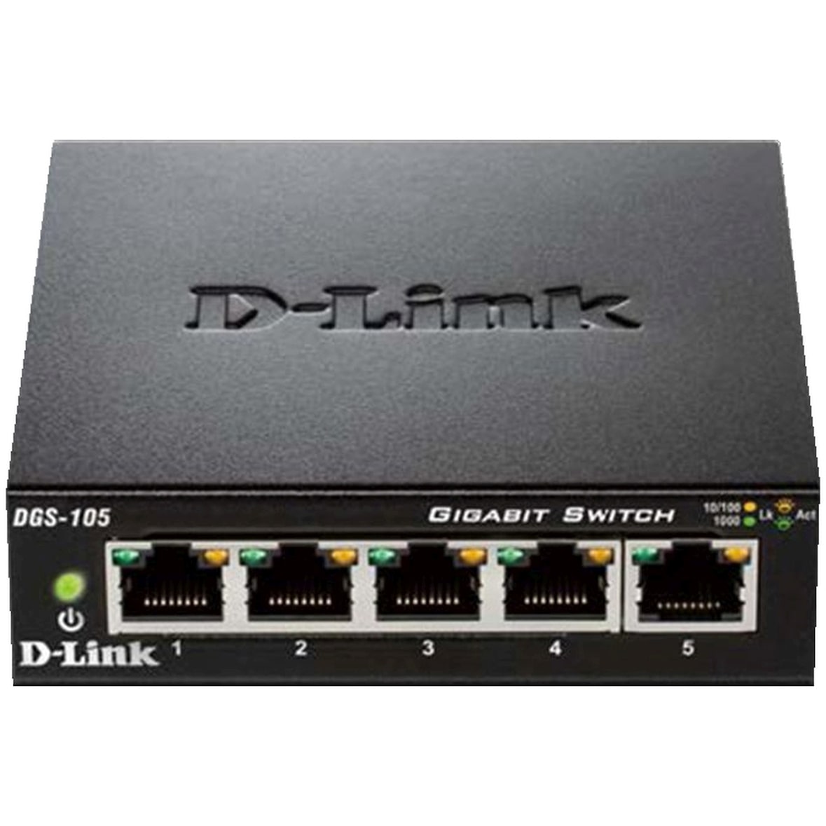 Switch desktop Gigabit Ethernet a 5 porte D-Link DGS-105