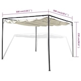 thumbnail of vidaXL Gartenpavillon mit versenkbarem Dach