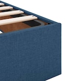 thumbnail of vidaXL Ottoman-Bett ohne Matratze Blau 90x190 cm Stoff