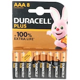 thumbnail of DURACELL piles alcalines AAA Plus, 1.5 V LR03 MN2400, paquet de 8