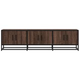 thumbnail of vidaXL TV-Schrank Braun Eichen-Optik 150x35x41 cm Holzwerkstoff Metall