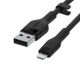 thumbnail of Belkin Flex Lightning/USB-A, Apple zert., 1m, schwarz