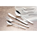 thumbnail of 30-teiliges Besteck SASKIA aus Edelstahl 18/10, poliert. Messer aus Klingenstahl.
