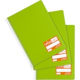 thumbnail of Pack de 3 cuadernos A4, 80 hojas, 90 gramos, milimetrado, verde claro
