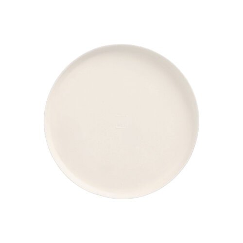 100 Teller Zuckerrohr `pure` rund Ø 12 cm · 1 cm weiss `Cella`