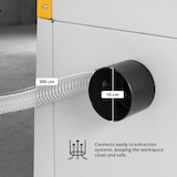 thumbnail of MSW - Tafelzaag - 1100 W - 400 V - 200 mm zaagblad - voor hout