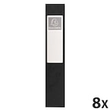 thumbnail of Exacompta 50601E 8x Archivbox aus Colorspan-Karton 600g, Rückenbreite 60mm mit Etikett, 25x33cm für DIN A4 - Schwarz