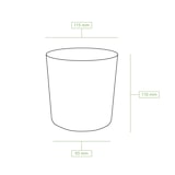 thumbnail of BIOZOYG 500 Stück Einwegbecher 600ml Speisebecher Suppenbecher Einweg-Schale Take-away-Becher Bio-Becher aus Karton, ideal für Suppen und Speiseeis