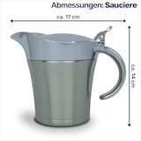 thumbnail of Thermo-Sauciere Einhand Soßenkanne mit ca. 400 ml aus Edelstahl
