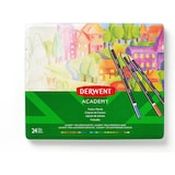 thumbnail of DERWENT Academy Set di 24 Matite Colorate Sfumabili in Custodia di Metallo, Adatte a Colorare, Disegnare ed Illustrare, 2301938