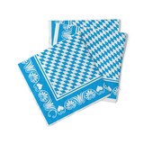 thumbnail of Sovie HORECA Serviette Bavaria in Blau aus Tissue 33 x 33 cm, 100 Stück - Bayern Bayerisch Wies´n Volksfest