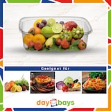 thumbnail of DayBays 250 Stk. Feinkostbecher PP 250 cc. 108x81x51 mm eckig Kombi-Verpackung inklusive passende Deckel