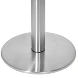 thumbnail of Danieli|Colonnina Segnapercorso con Nastro 3 metri| finitura Acciaio Spazzolato, base piatta Antinciampo |Transenna con Nastro Finitura Giallo