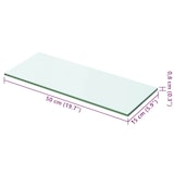 thumbnail of vidaXL Regalboden Glas Transparent 50x15 cm