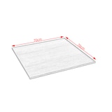 thumbnail of KAWOLA bandeja de madera MADELINE roble negro grande para Puf