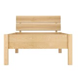 thumbnail of Wohngesundes Naturholzbett Bettgestell Esche metallfrei 100x200 V-60.90-10KoR