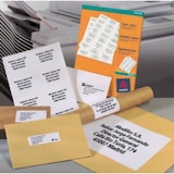 thumbnail of 2400 étiquettes blanches, format 70 x 37 mm (100 feuilles A4 / cdt)