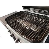 thumbnail of Barbecue a gas con pietra lavica e due bruciatori con coperchio La Pampa