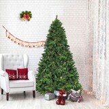 thumbnail of COSTWAY Albero di Natale Artificiale LED 240 cm con Sistema di Pieghevole e Supporto Metallico, Albero di Natale Decorato, Ideale per Casa