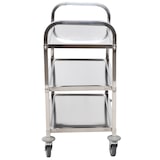 thumbnail of Carro de Cocina Carrito Auxiliar con Ruedas Isla de Cocina 3 Nivel de Acero
