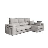 thumbnail of Sofá Chaiselongue Rubí de Tela Antimanchas Derecha Color Gris 3 plazas 265x145x102 cm