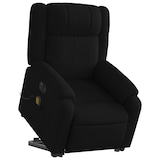 thumbnail of vidaXL Elektrischer Massagesessel mit Aufstehhilfe Schwarz Stoff