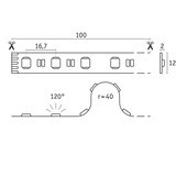 thumbnail of Paulmann ProStrip LED Strip Silver P25 830 5m   75W 300lm/m 60LEDs/m RGBW  76012