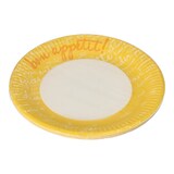 thumbnail of 200 Teller, Pappe rund Ø 23 cm gelb "Table Pleasures"