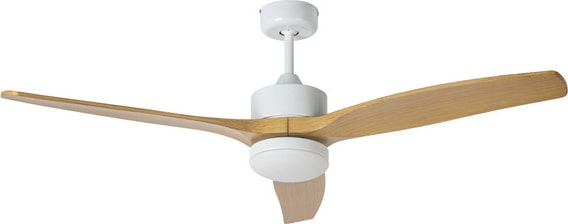 Ventilador de techo con luz Jata JVTE4232 con 6 velocidades, programable y con mando a distancia. 3 intensidades de luz. Úsalo en invierno y verano