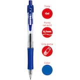 thumbnail of Caixa de 12 canetas de tinta gel ponta retrátil 0,7 mm Azul