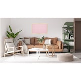 thumbnail of ALLBoards Tableau en Liège Rose Pastel avec Cadre en Bois 90x60cm