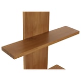 thumbnail of Teak-Wandregal HWC-M72, Badregal Hängeregal Regal, hochwertiges B-Grade-Teak (Kernholz, 20-30 Jahre), 51x56x15cm