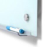 thumbnail of Showdown Glasboard - 90x60cm - Magnetisch - Weiß - Mit Stiftablage