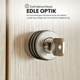 thumbnail of bümö office Aktenschrank abschließbar, Büroschrank klein aus FSC-Holz, 80cm breit in Nussbaum - abschließbarer Schrank, Büroschrank abschließbar,