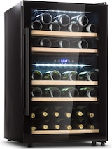 thumbnail of Klarstein Barossa 40 Duo Weinkühlschrank 2 Zonen 41 Flaschen Glastür Touch LED Schwarz