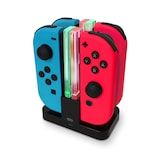 thumbnail of Ladestation 4-in-1 für Nintendo Switch Joy-Cons, LED Beleuchtung Eaxus