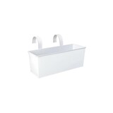 thumbnail of Jardinière balcon en zinc à suspendre blanc Esschert Design