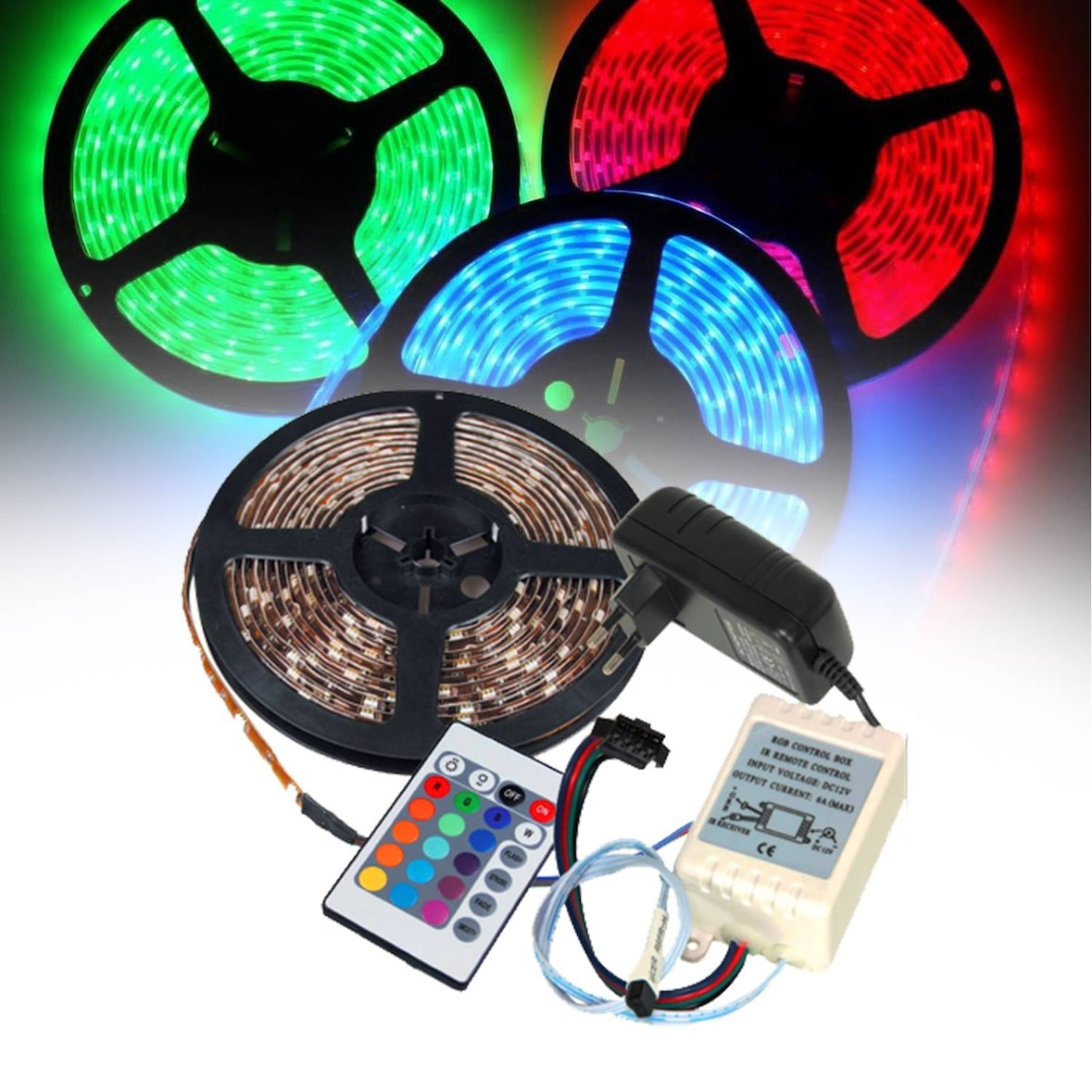Ruban lumineux à Led multicouleur - 5 Mètres - LLS500RGB-PACK