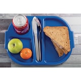 thumbnail of Olympia Kristallon petit plateau repas en polycarbonate bleu 32,2cm