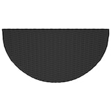 thumbnail of vidaXL Gartentisch Schwarz 100x50x75 cm Poly Rattan