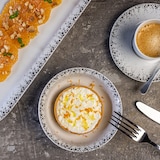 thumbnail of Plat à cake Boréalis gris 37 cm -  Blanc Rectangulaire Porcelaine Table Passion 37.00x15.00 cm