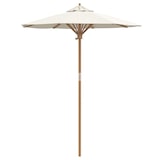 thumbnail of vidaXL Cremefarbener Garten-Schirm 180x230 cm Bambus