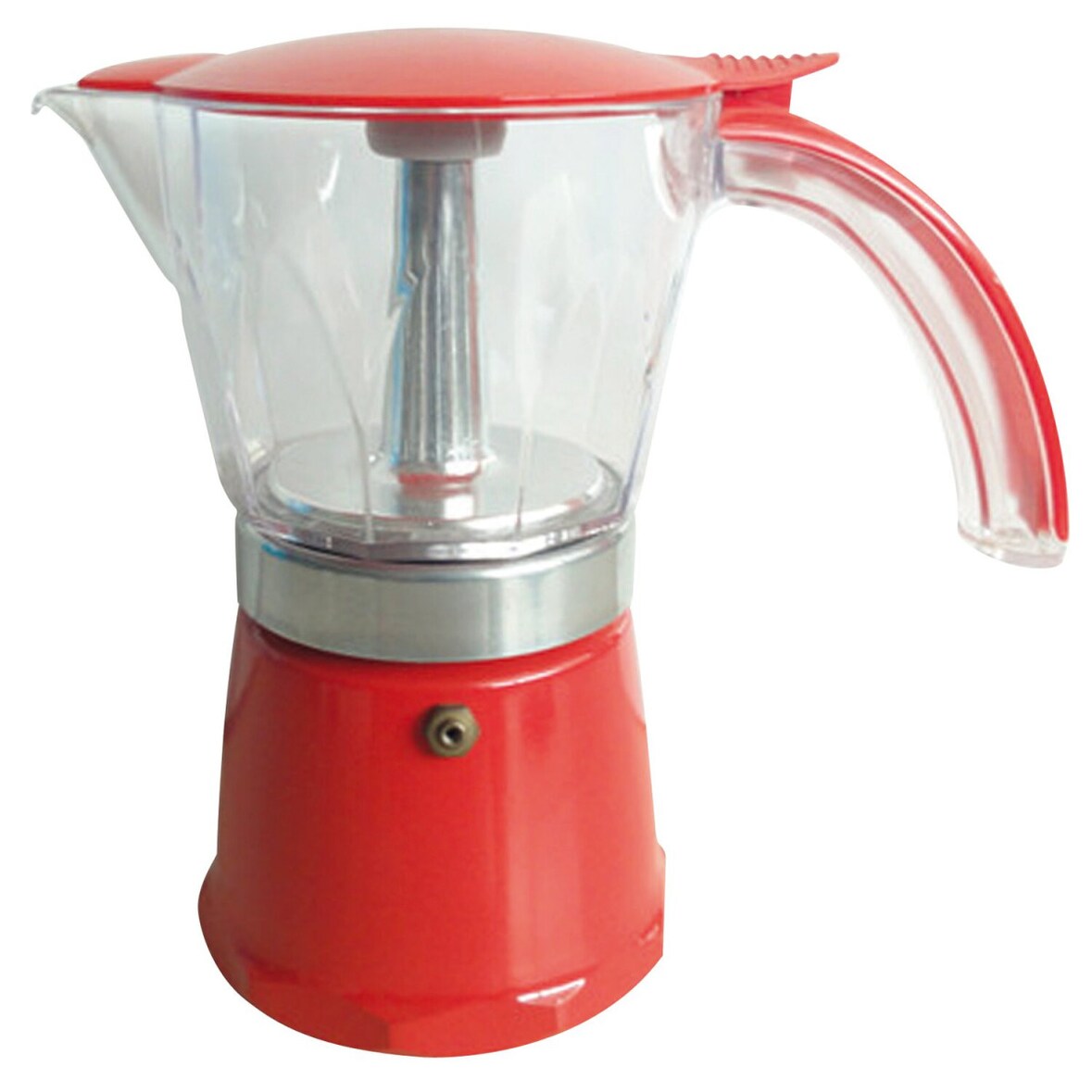 Incasa Cafetière Italienne Rouge 6 Tasses - Camping Usage Non Intensif Incasa