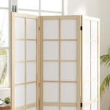 thumbnail of HOMCOM biombo de 3 paneles separador de ambientes plegable 120x170 cm biombo separador de ambientes para salón dormitorio oficina madera y blanco