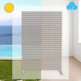 thumbnail of Pannello Decorativo in Metallo, separe divisorio da Esterno o Interno, Pannello frangivista,separé paravento in Acciaio,Design moderno-Champagne/Linee