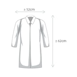 thumbnail of MONOUSO - Bata Infantil Azul TST PP Con Velcro Sin Bolsillo (1 Ud)